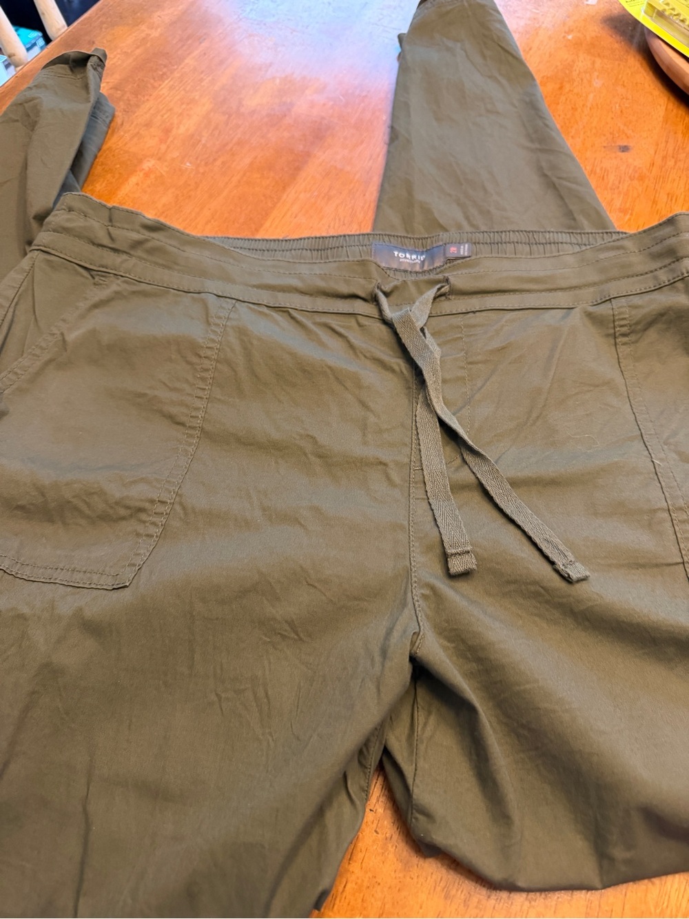 Torrid Olive Drawstring Women’s Pants Size 2